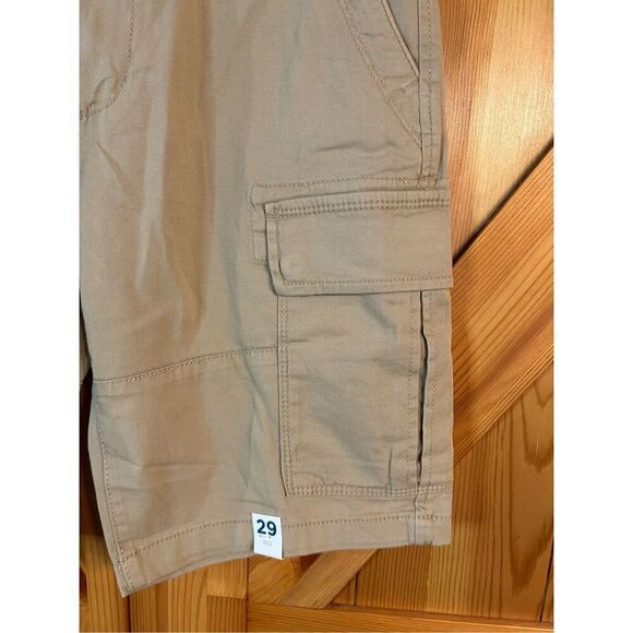 Arizona Jean Co Men’s Flex Classic Fit Cargo Shorts in Khaki Color Size 29 nwt ( - Picture 2 of 7